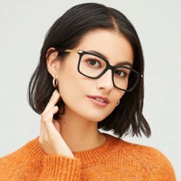 Bottega Veneta BV1009O 003 Eyeglasses Havana/Gold 54mm Square Frame - Picture 3 of 10